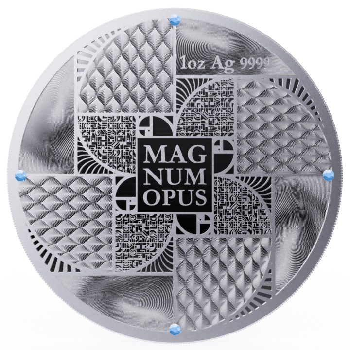 Niue Magnum Opus Uncja Srebra Proof Metal Market Europe