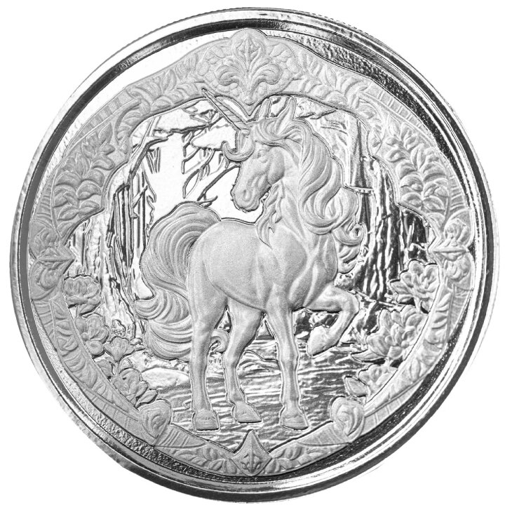 Fiji Unicorn Oz Silber Prooflike Metal Market Europe