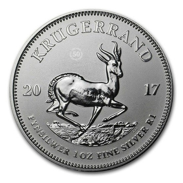 Krugerrand 1 uncja Srebra 2017 (50 rocznica)