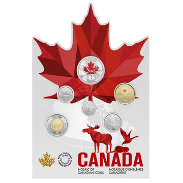 Canada: Mosaic of Canadian Icons 6 Coin 2023 Set