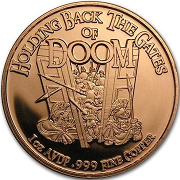 Gates of Doom – 1 unce mědi