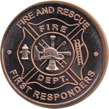 Hasiči a záchranná služba – 1 unce mědi