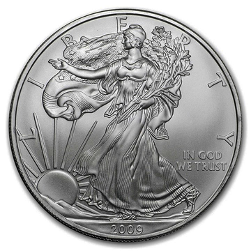 Amerykański Orzeł 1 uncja Srebra 2009