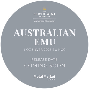 Australian Emu 1 oz Silver 2025 MS 70 NGC First Day of Issue