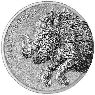 Germania: Beasts – Gullinbursti 1 oz Stříbro 2025