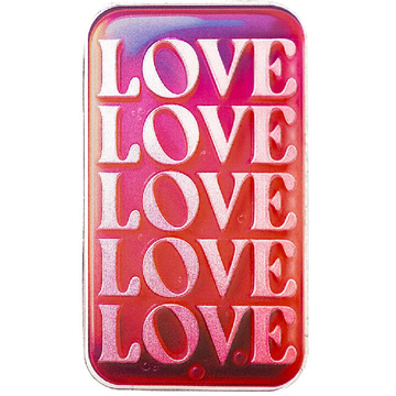Stříbrná mincovna Scottsdale Mint - Love Love Love.. v barvě 1 oz