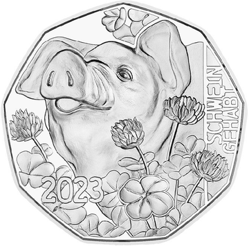 Lucky Pig 5 Euro Silver 2023