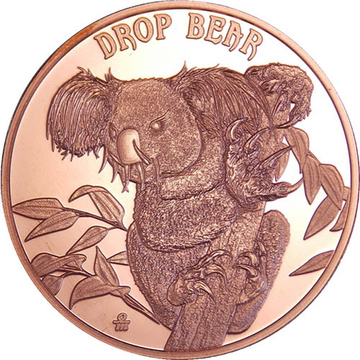 Drop Bear 1 oz měď