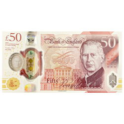 Banknote 50 Great British Pound - King Charles III (50 pound / 50 GBP) Circulated