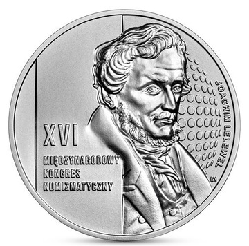 XVI. mezinárodní numismatický kongres 50 PLN stříbro 2022 High Relief