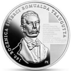 160th anniversary of the death of Romuald Traugutt 10 PLN Silver 2024 Proof High Relief