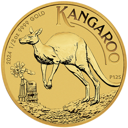 Australian Kangaroo 1/2 oz Gold 2024