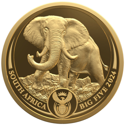 Big Five III: Elephant 1/4 oz Gold 2024 Proof