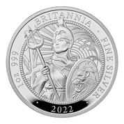 Britannia 1 uncja Srebra 2022 Proof