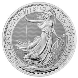 Britannia 1000 grams Silver 2025