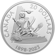 Canada: 125th Anniversary of Yukon $20 Silver 2023 Proof Coin 