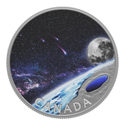 Canada: Pingualuit Crater - Crystal Eye of Nunavik $50 coloured Silver 2023 Proof Coin 