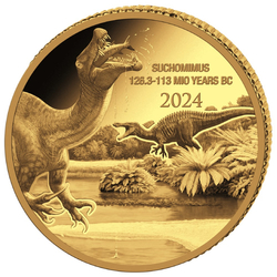 Congo: Prehistoric Life II - Suchomimus 0.5 gram Gold 2024 Proof