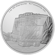 Niue: Star Wars - Sandcrawler 1 uncja Srebra 2022 Proof