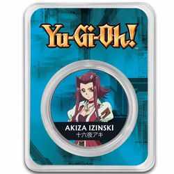 Niue: Yu-Gi-Oh! Akiza Izinski coloured 1 oz Silver 2024 Slab