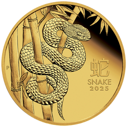 Perth Mint: Lunar III - Year of the Snake 1/10 oz Gold 2025 Proof  