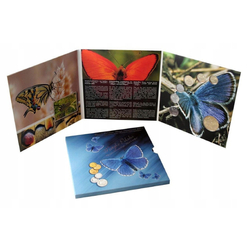 Polish Circulation Coins "Polish Butterflies" - Coin Set 1 Grosz - 50 Grosz 2011