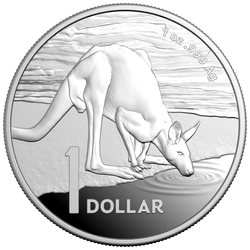 RAM: Kangaroo - Desert Life 1 oz Silver 2024 Proof