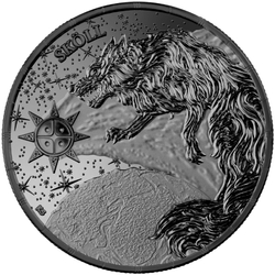 Ragnarök: Sköll 1 oz Black Silver 2024