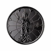 Samoa: Light of Christ 1/2 uncji Srebra 2022 Black Rhodium Proof