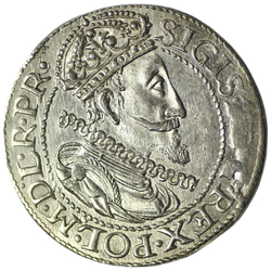 Sigismund III Vasa. Ort (18 groszy) Silver 1612 (condition 1 / 1- )