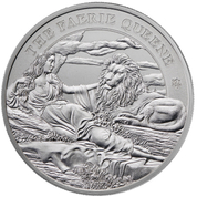 St Helena: Faerie Queene - Una & Lion 1 oz Silver 2024