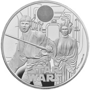 Star Wars: Luke Skywalker and Princess Leia 5 oz Silver 2023 Proof 