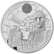 Star Wars: R2-D2 and C-3PO 1 oz Silver 2023 Proof 