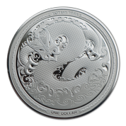 Taniwha 1 uncja Srebra 2017 Proof