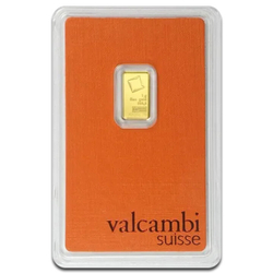 Valcambi 1 gram Gold Bar LBMA