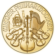 Vienna Philharmonic 1/2 oz Gold 2024