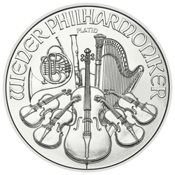 Vienna Philharmonic 1/25 oz Platinum 2025