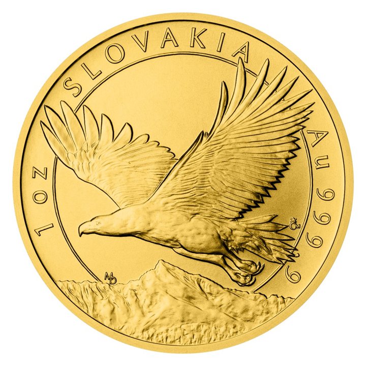  Niue: Slovakia Eagle 1 oz Gold 2023