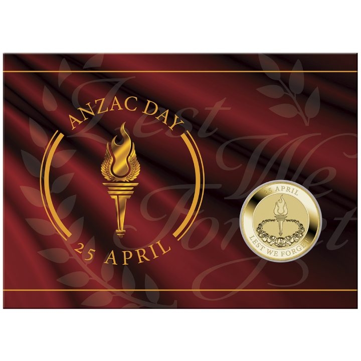 Anzac Day $1 Aluminium Bronze 2023 (coin in card)