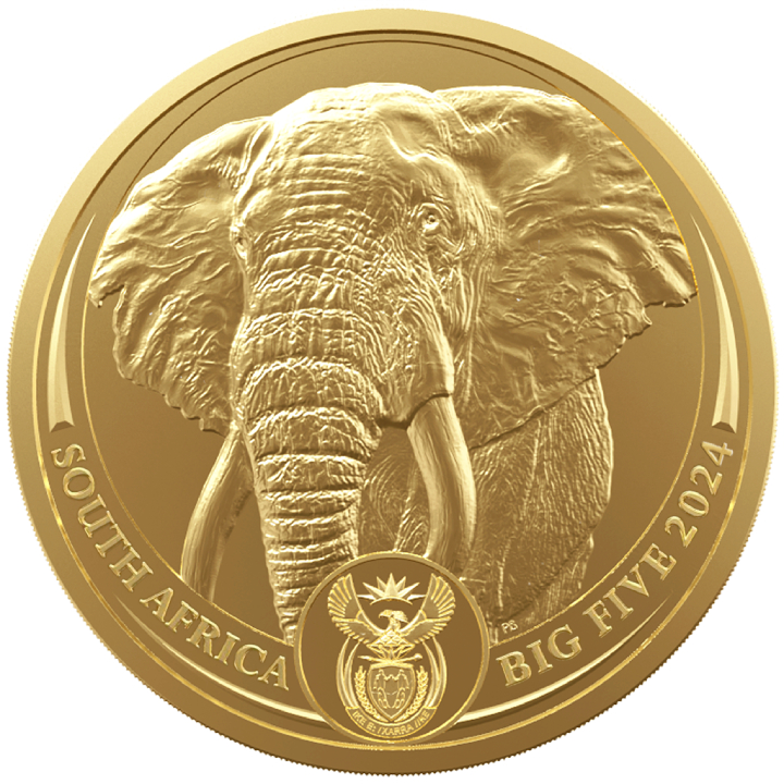 Big Five: Elephant 1 oz Gold 2024