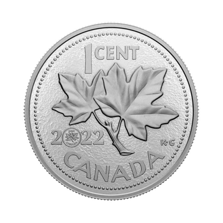 Canada: 10th Anniversary of the Last Penny 5 oz Silver 2022 Proof Coin 