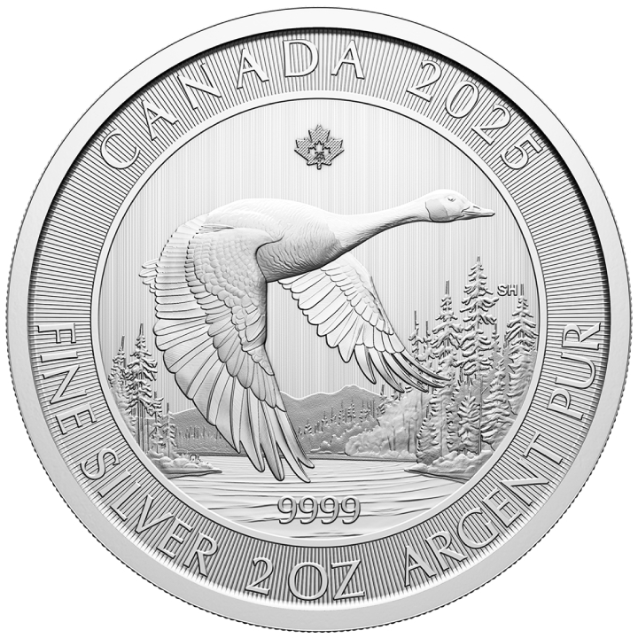 Canada: Goose 2 oz Silver 2025