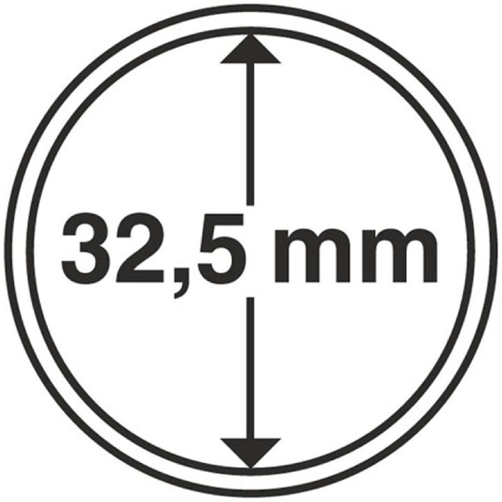 Leuchtturm - Coin Capsule 32,5 mm 100 pcs