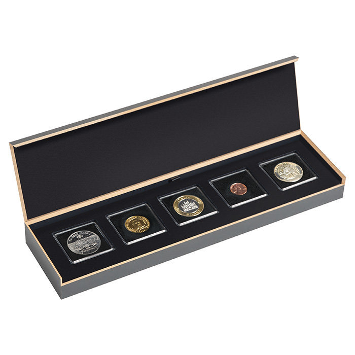 Leuchtturm - Luxor case for 5 Quadrum coins