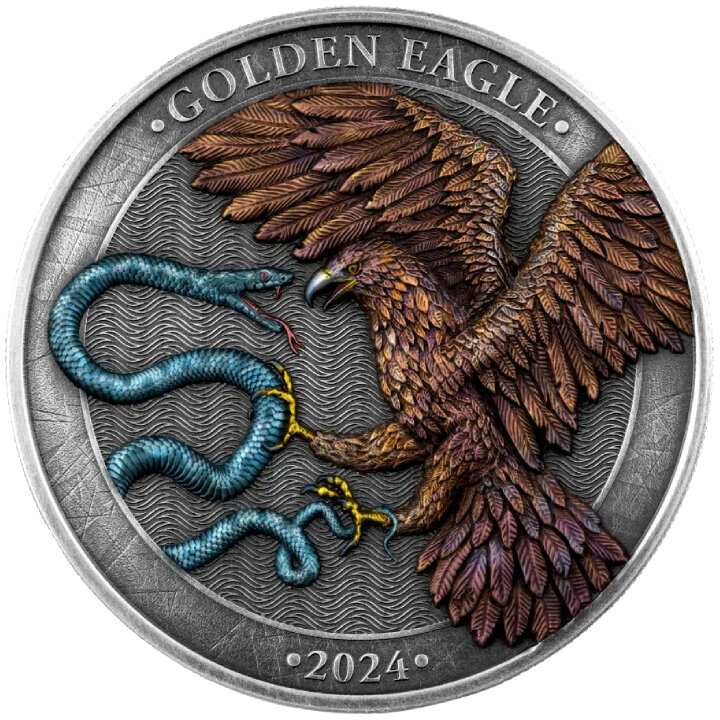 Malta: Golden Eagle 1 oz Silver 2024