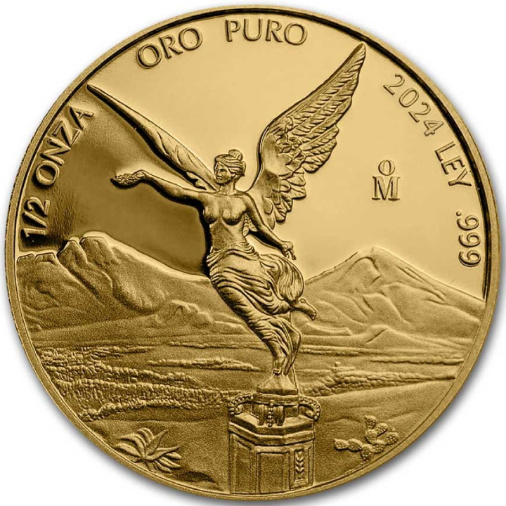 Mexican Libertad 1/2 oz Gold 2024 Proof 