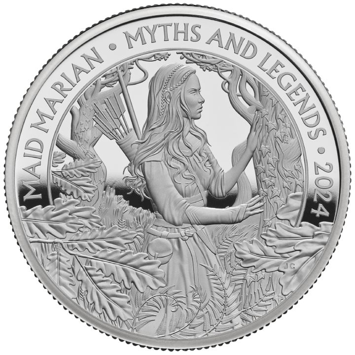 Myths & Legends: Maid Marian 2 oz Silver 2024 Proof