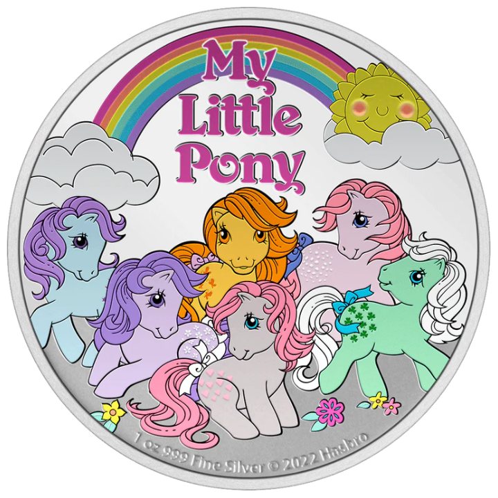 Niue: My Little Pony coloured 1 oz Silver 2022 Proof