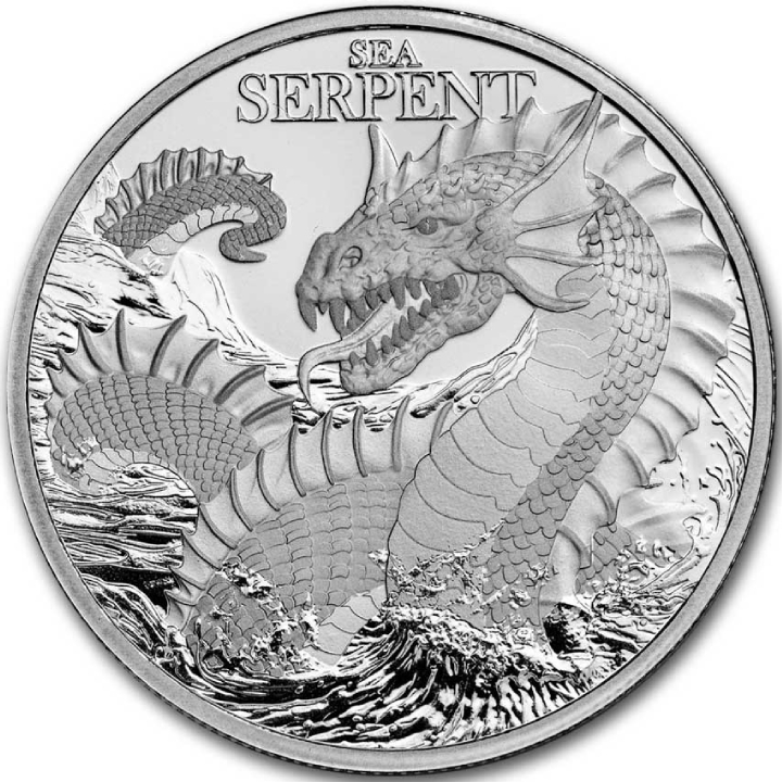 Niue: Mythical Creatures - Sea Serpent 1 oz Silver 2024 Coin