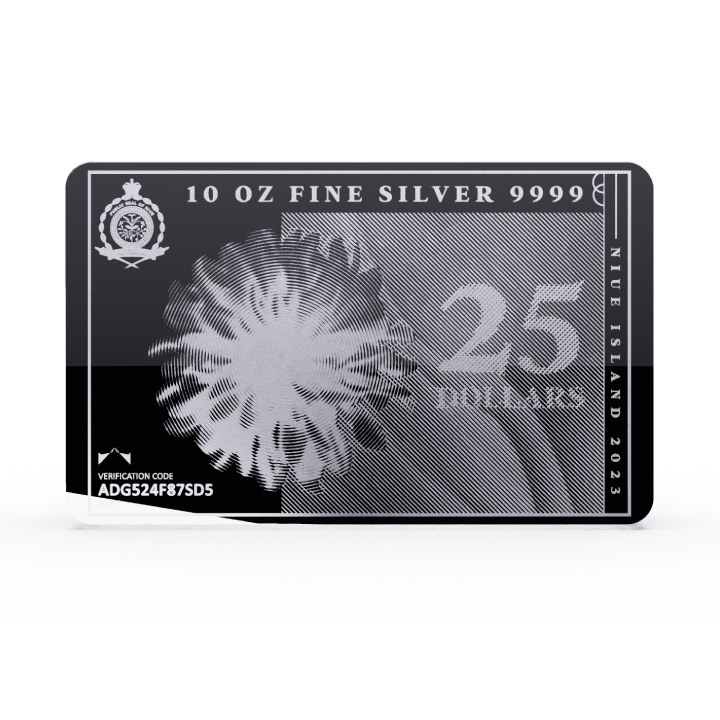 Niue: Silver Note Coinbar 10 oz Silver 2023